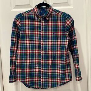 Polo Ralph Lauren Plaid Button Down Top